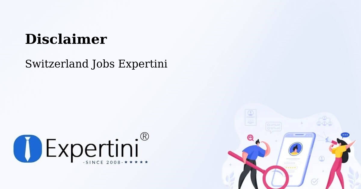 Disclaimer – Arosa - Switzerland Jobs Expertini