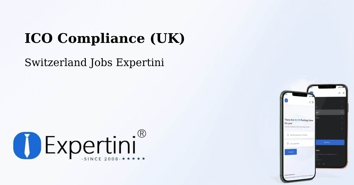 UK Data Protection & ICO Compliance – Arosa - Switzerland Jobs Expertini